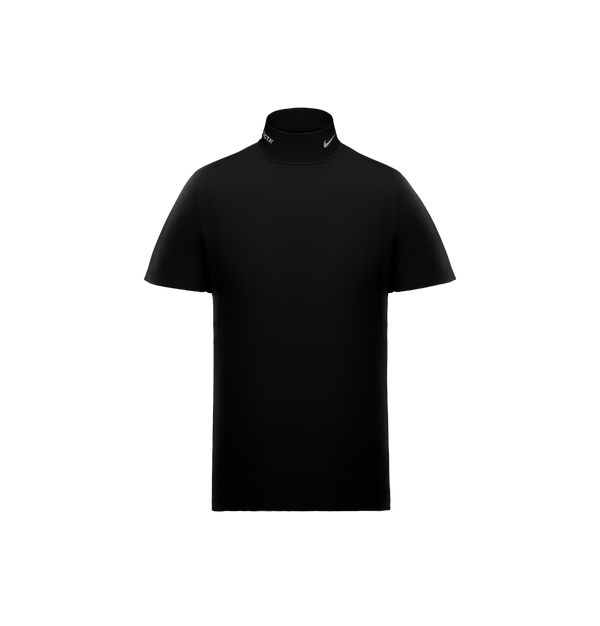 Short Sleeve Valley Mock