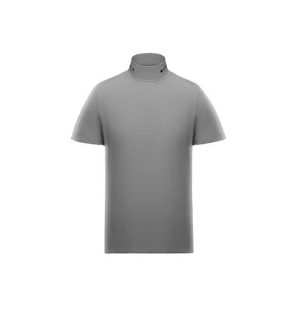 Short Sleeve Valley Mock