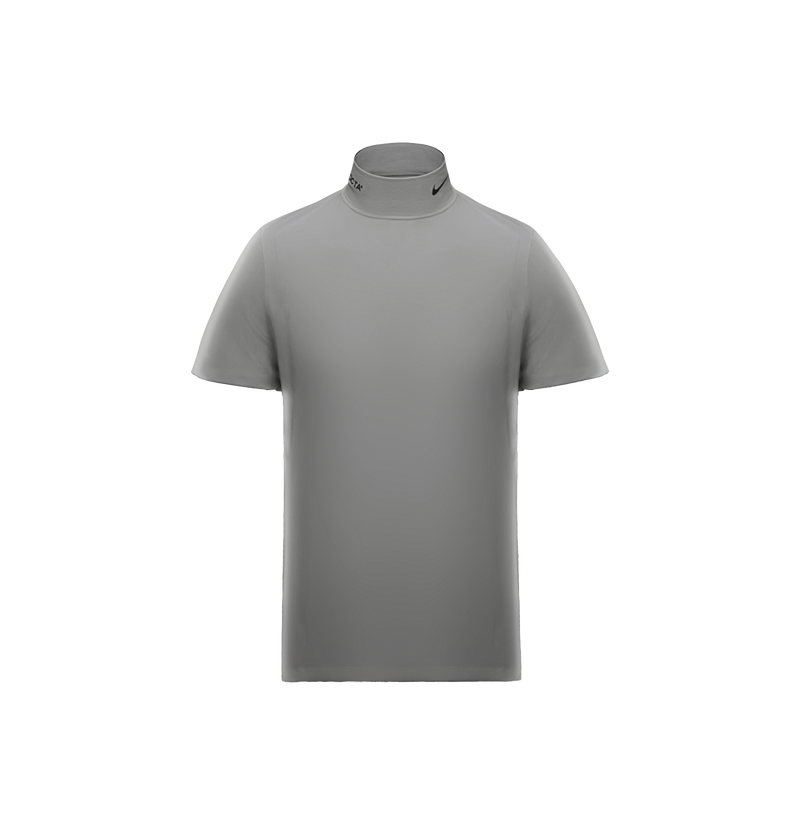 Short Sleeve Valley Mock