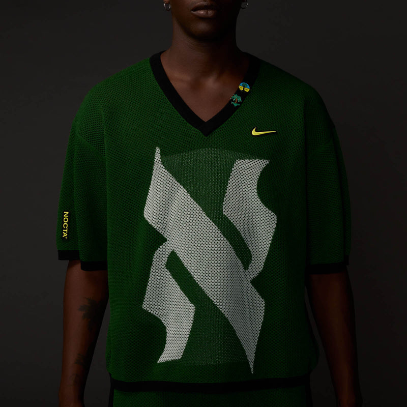 Vybz Green Knit Short Sleeve