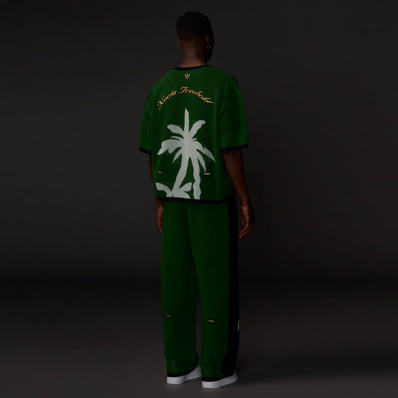 Vybz Green Knit Short Sleeve