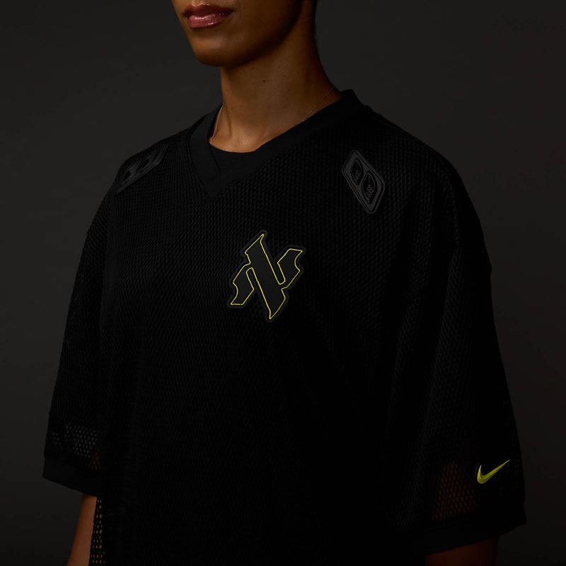 Black Mesh Short Sleeve