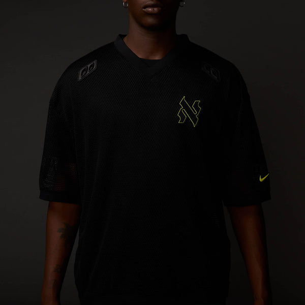 Black Mesh Short Sleeve