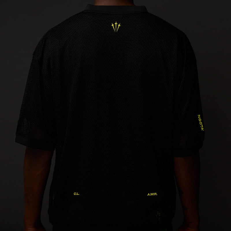 Black Mesh Short Sleeve