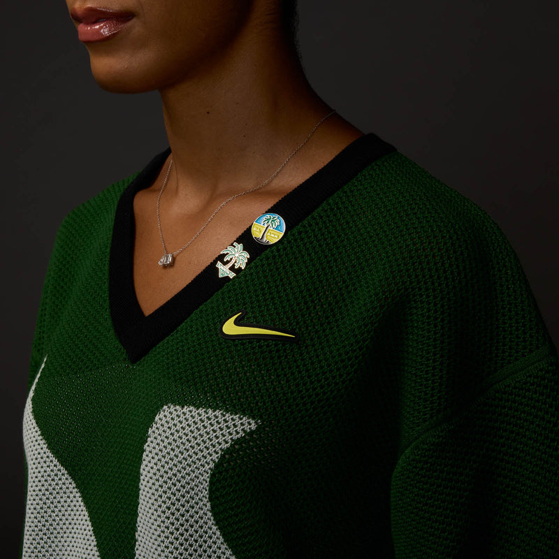 Vybz Green Knit Short Sleeve