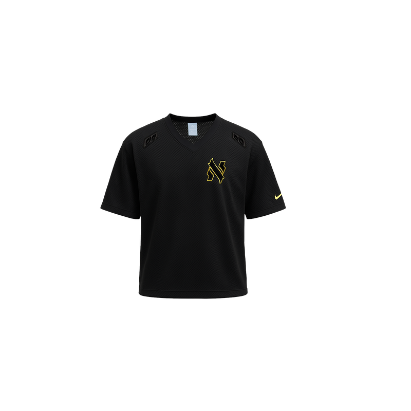 Black Mesh Short Sleeve